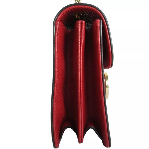 Auth GUCCI Interlocking GCrossbody Shoulder Bag Red - Picture 4 of 12